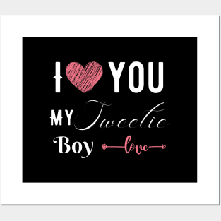 I love you my sweetie boy. Posters and Art